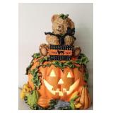 Halloween-Themed Lighted Pumpkin Decoration