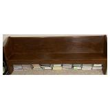 Large VTG Wooden Church Pew Bench-84.5 x 17ï¿½ x 31"