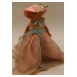 Small Doll in Pink Dress and Hat