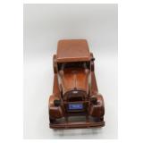 Vintage Handcrafted Wooden 1929 Model Car Figurine