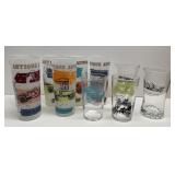 10pc Antique 6.5ï¿½ Auto Glassware-See Photos