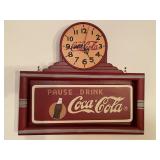 Vintage Coca Cola Company Battery Powered Wall