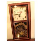 Hanover Coca-Cola Wall Clock with Scene