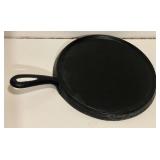Flat Round Cast Iron Griddle No. 8-See Photos