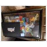 A map made from license plates & Small Pic
