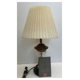 1976 OLYMPICS COCA COLA GLASS LAMP-19"
