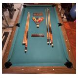 Pool Table and Accessories-6 pool sticks, Cont.