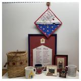 Teacher Lot-Needlepoint Framed Artwork 13ï¿½ x 17ï¿½,