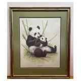 Lithograph Print "Panda & Cub" by Guy Coheleach