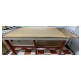 Wooden Work Table-8FT x 3FT 10ï¿½ x 3FT 1ï¿½