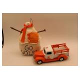 Tennessee Vols Snowman and 1940 Ford Truck Set