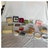 Basket of Misc. Coasters and Napkin Rings