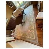 Large Area Rug With Floral Motif, 110´´ x 181´´