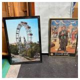 Two Prints: Vienna Ferris Wheel and Emmett Kelly C