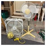 Three Various Fans in Working Condition