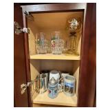 Beer Steins and Glasses, Including a Decorative Gl