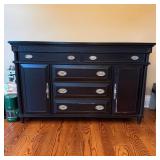 Aspenhome Black Wood Storage Cabinet