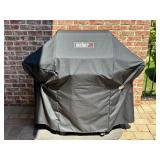 Weber Spirit Gas Grill With Cover and Side Shelves