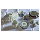 Fine China and Porcelain Tableware, Various Makers