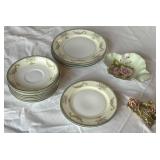 Hand-Painted Japan Plates, Dish, and Decorative It