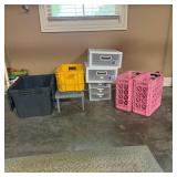 Plastic Storage Crates and Drawers