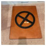 Bombay Company Wooden Spin Tray, 21´´x15.5´´
