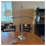 Adjustable Chrome Desk Lamp