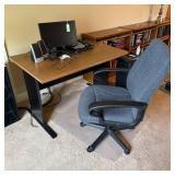 Desk & Chair Set with Mat, Items on Desk Not Inclu