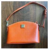 Dooney & Bourke Style Vtg Orange Leather Bag