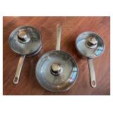Stainless Steel Pan and Lid Set
