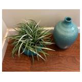 Turquoise Ceramic Vase/Planter