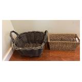 Two Woven Baskets