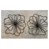 Metal Flower Wall Decor
