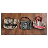Vtg Coach Handbags, 3 Bag Styles