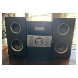 Vtg Compact Stereo System with Speakers