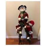 Vtg Snowman Family Christmas Decor
