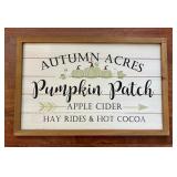 Autumn Acres Pumpkin Patch Sign