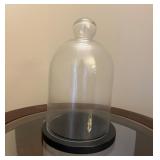 Glass Cloche Dome W/Wooden Base 13.5ï¿½ï¿½
