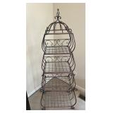 Vtg Metal Bakerï¿½s Rack 23ï¿½ï¿½x15.5ï¿½ï¿½x62ï¿½ï¿½
