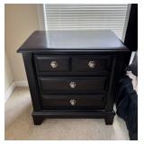 Wooden Nightstand W/Drawers 27ï¿½ï¿½x16ï¿½ï¿½x29ï¿½ï¿½