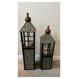 Vtg Metal Lanterns 25ï¿½ï¿½
