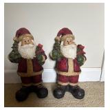 Vtg Santa Claus Figurines