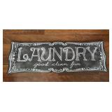 Decorative Laundry Wall Sign