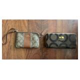 2 Coach Style Wallets, Vtg Style