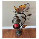 Metal Butterfly Lantern Holder