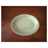 Vtg. Fiesta Sea Mist Oval Serving Platter