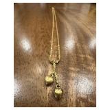 10K Italy Gold Heart Pendant Necklace