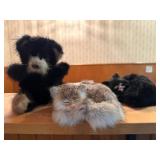 Vtg Mink Fur Bear & Catsï¿½6ï¿½