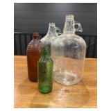 Vtg Glass Bottles Assortment