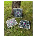 3 Mosaic Wall Art Panelsï¿½16ï¿½16